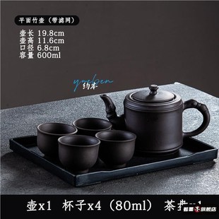 防烫 宜兴紫砂紫砂壶茶壶过滤泡茶壶大容量手工家用功夫茶具套装