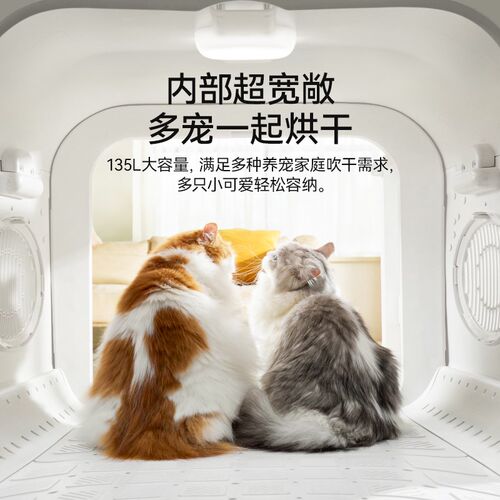 霍曼宠物烘干箱PD135猫咪狗狗自动吹干机吹水洗澡吹风机吹毛家用