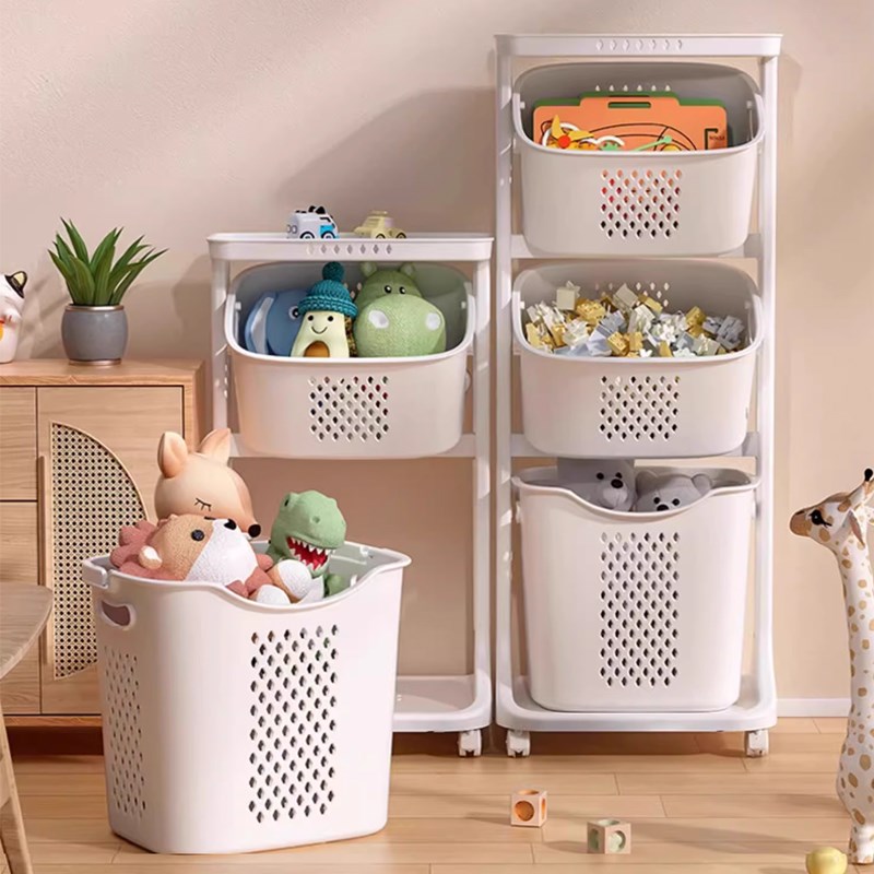 浴室脏衣篮推车置物架脏衣篓卫生间脏衣服洗手间收纳架脏衣筐神器