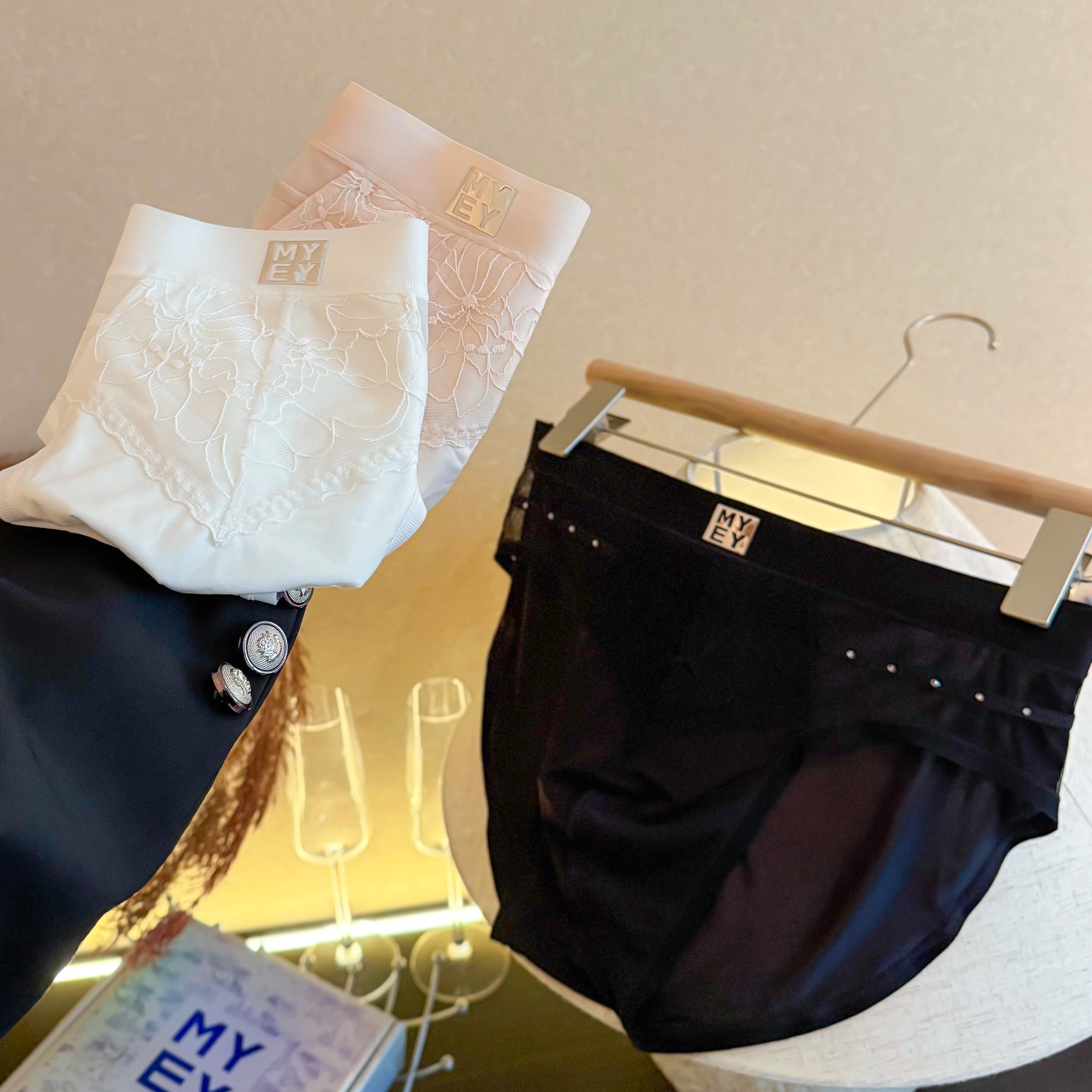 MYEY男士蕾丝三角内裤