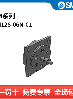 SMC DM系列盘形多管对接式接头插座 DM12S-06N-C1 快插接头6mm