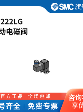 SMC官方正品VX21/22/23系列电磁阀VX222LGRc3/8内螺纹接口不锈