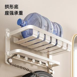 白色毛巾架免打孔太空铝厕所浴巾架子卫生间高端浴室置物架