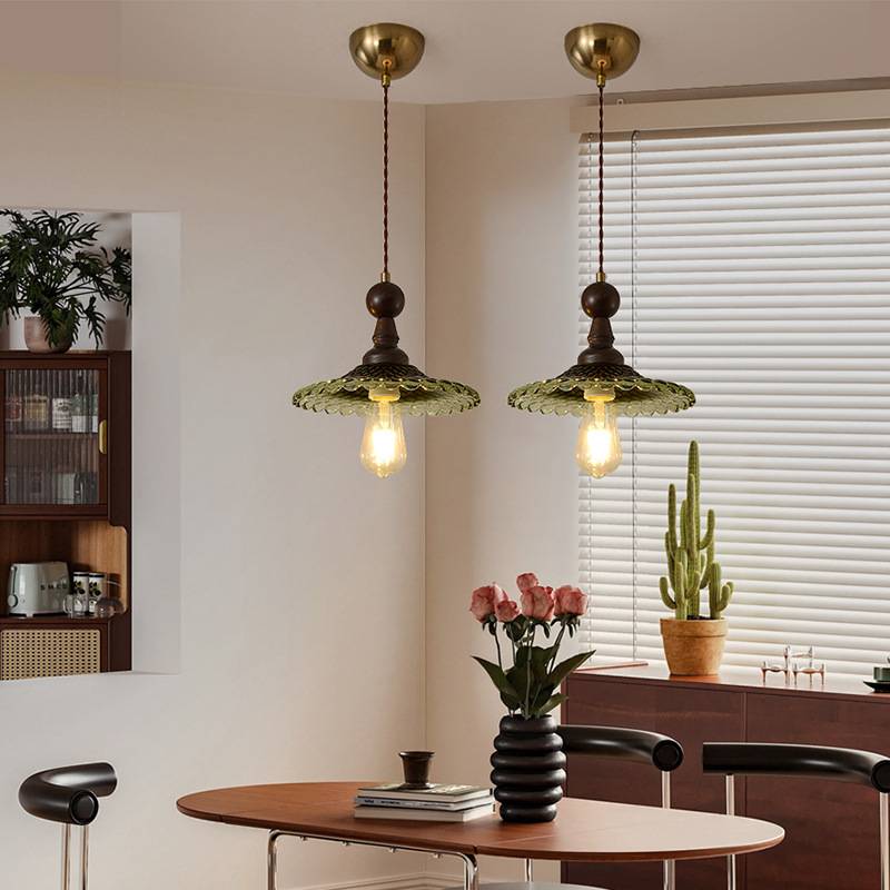 法式中古复古餐厅吊灯三头创意个性吧台饭厅餐桌灯具田园风小吊灯