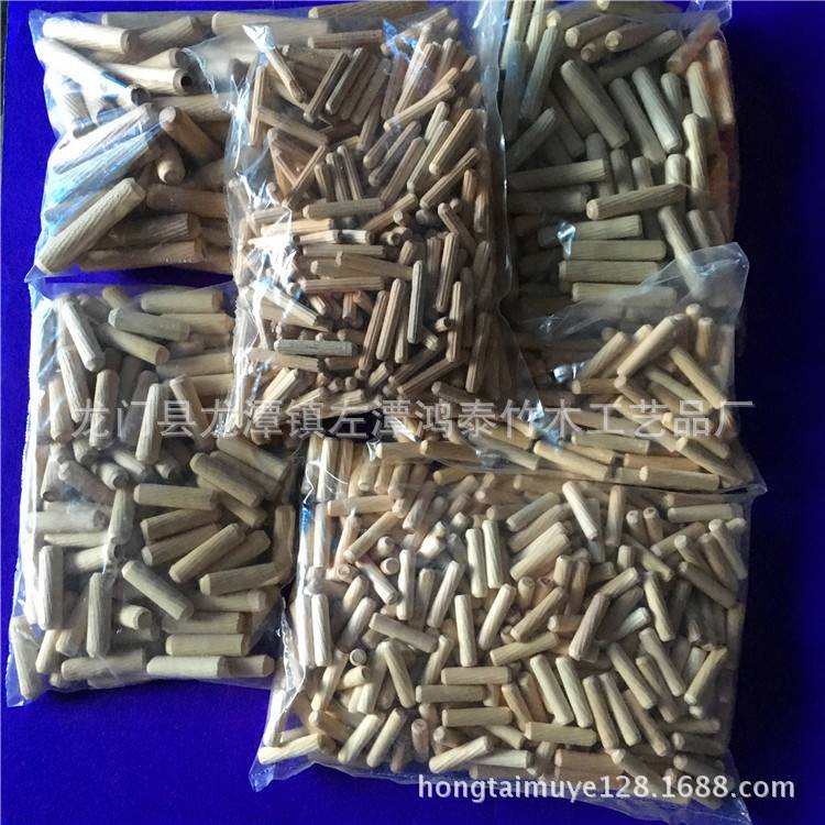 厂家直销 荷木直纹斜纹木榫木梢 木塞家具连接件 桉木实木圆棒