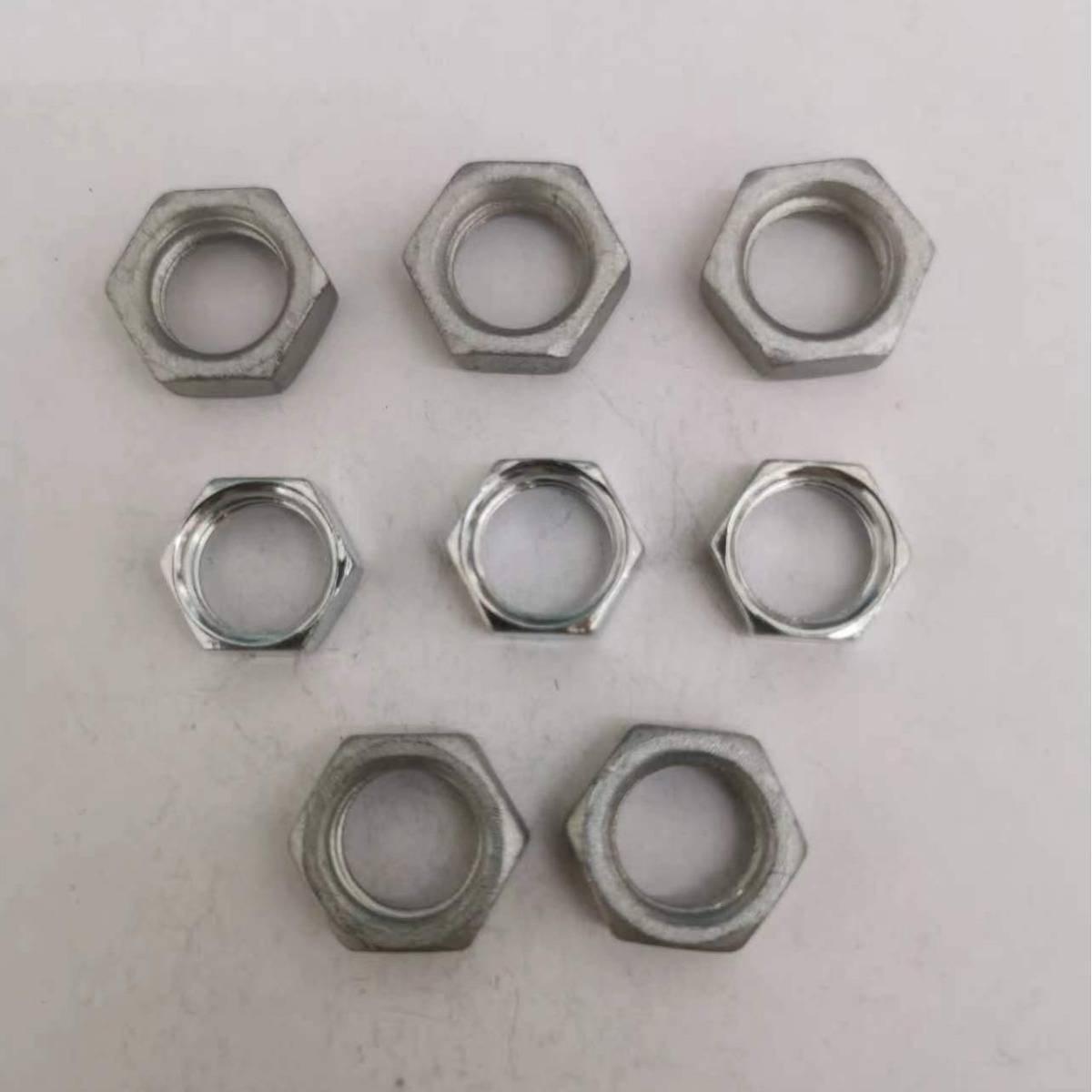 细牙小对边窄螺母 电器灯饰螺母M7*1M8*1 M9*1.25M10*1温州厂家