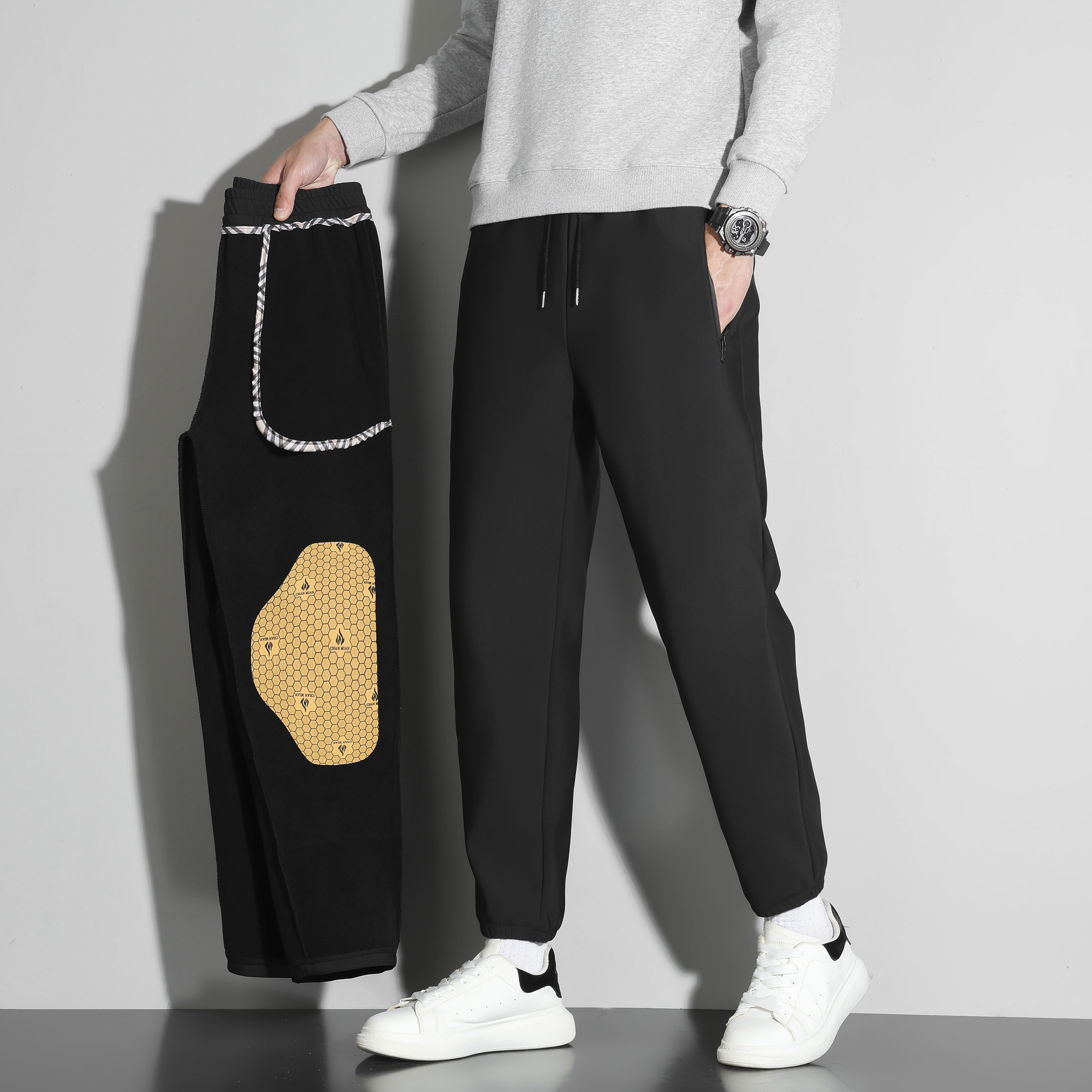 GT奥特莱斯2025新款运动长裤男秋冬长裤果蔬收纳袋情侣运动长裤