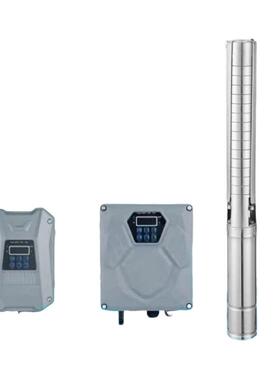 永磁无刷太阳能水泵不锈钢深井泵48v72v110v农用灌溉直流潜水泵24