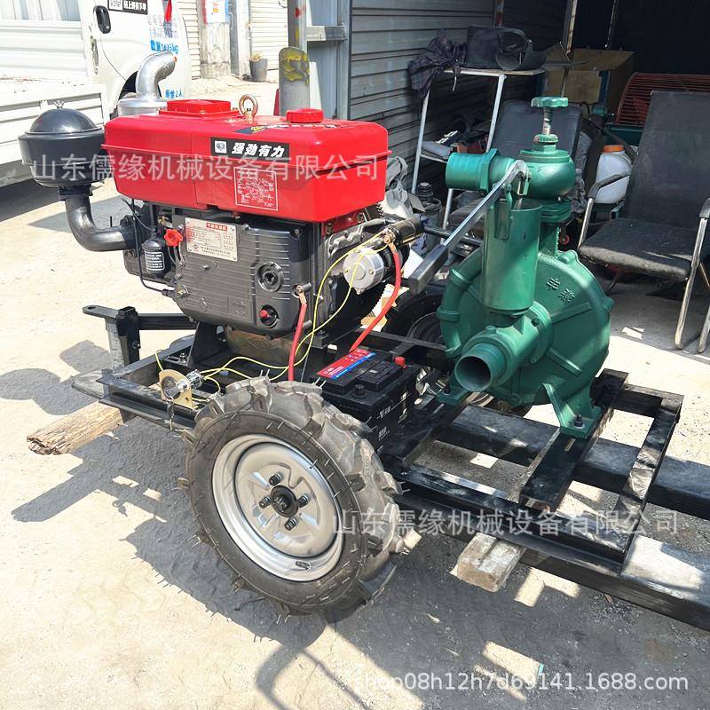 6寸排涝卧式混流抽水泵柴油单缸浇地离心泵