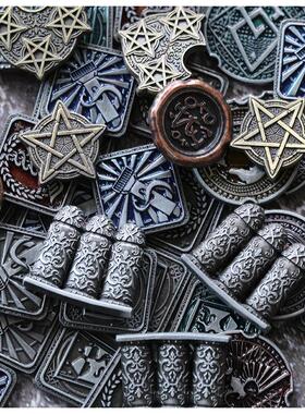 【月间幽影】诡镇奇谈卡牌版第二季金属币指示物墨鱼游戏桌游配件