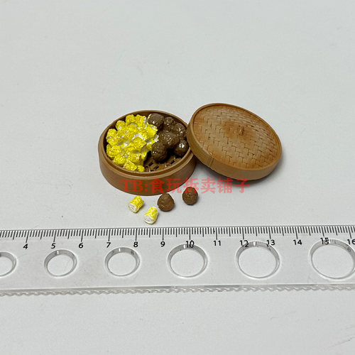 现货mimo孖妹微缩食玩港味小吃熟食板火锅烧味煎酿三宝娃屋摆件