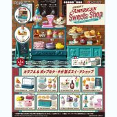 现货Rement史努比美国糖果店SNOOPY美式 甜品店微缩食玩场景 散件1