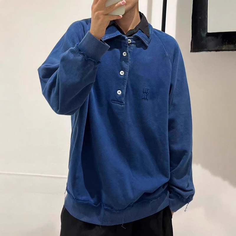 正确版Miu家24新款做旧水洗贴布