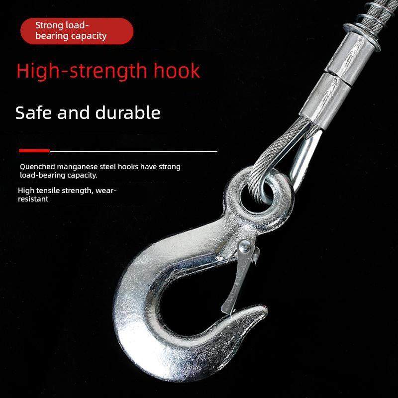 防旋转钢丝绳镀锌吊机提升机微型电动葫芦起重耐磨专用钢芯钢丝绳