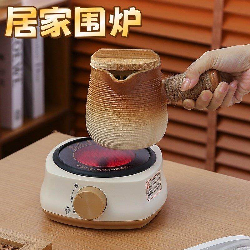 新款围炉煮茶壶罐罐煮茶器烧水泡茶烤奶茶壶煮奶茶陶罐黑晶炉全套,餐饮具,茶壶,淘宝优惠券,粉丝福利购,淘宝优惠卷