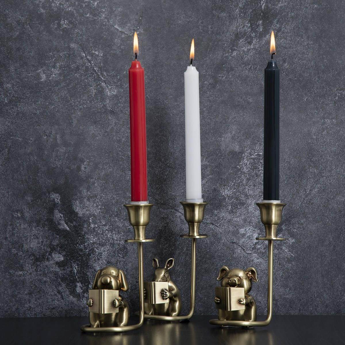 欧式烛光晚餐蜡台青铜格调创意简约浪漫复古轻奢餐桌摆饰生日礼品