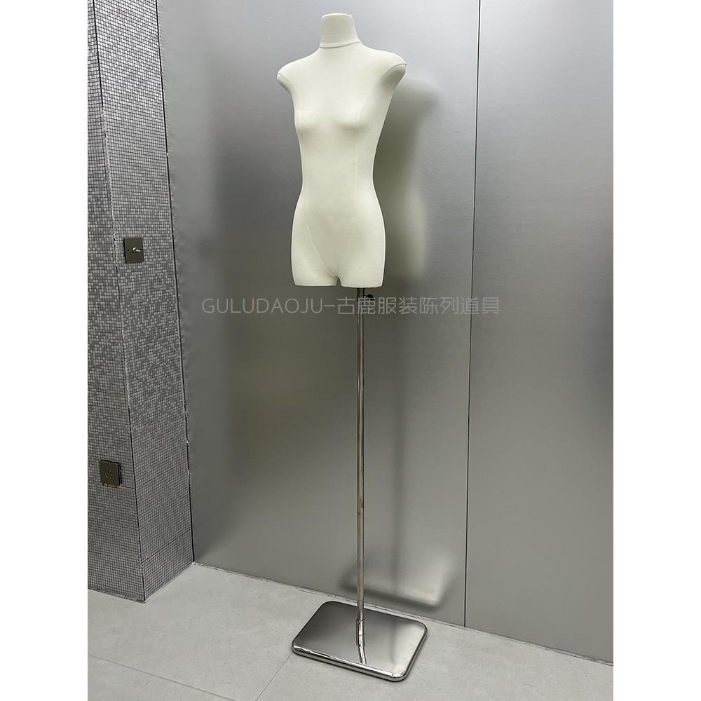 模特展示架女装扁身平胸韩版假人服装店模特半身人台橱窗道具专用