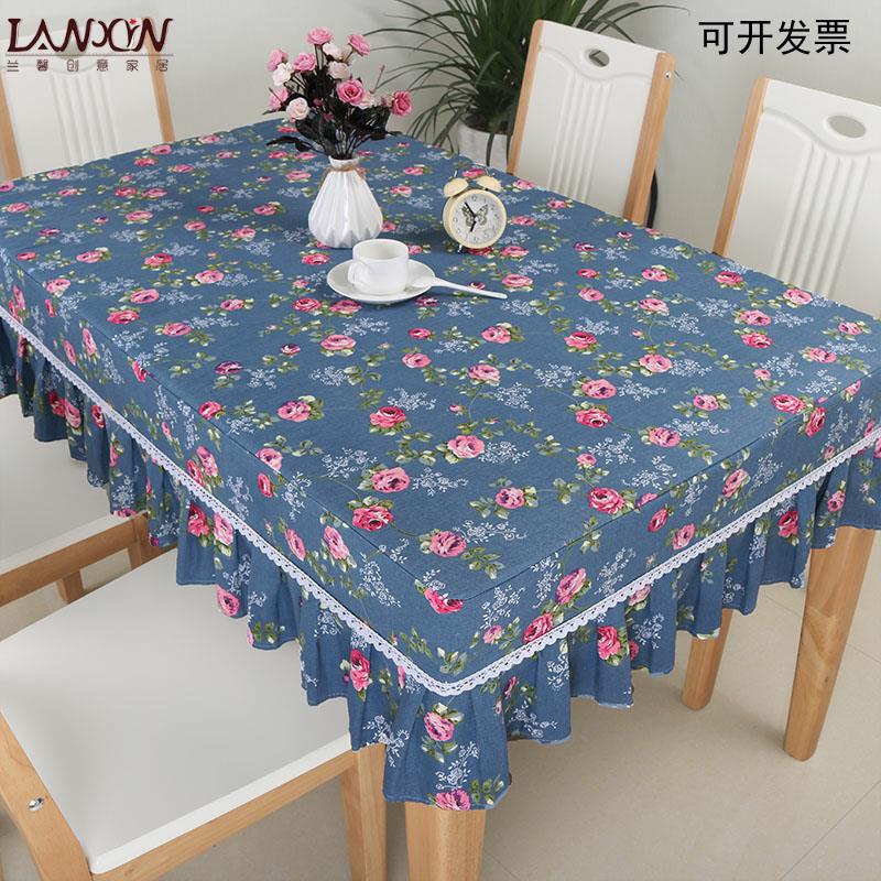 餐桌布套茶几布 办公学习桌布 小碎花桌布布艺小清新台布