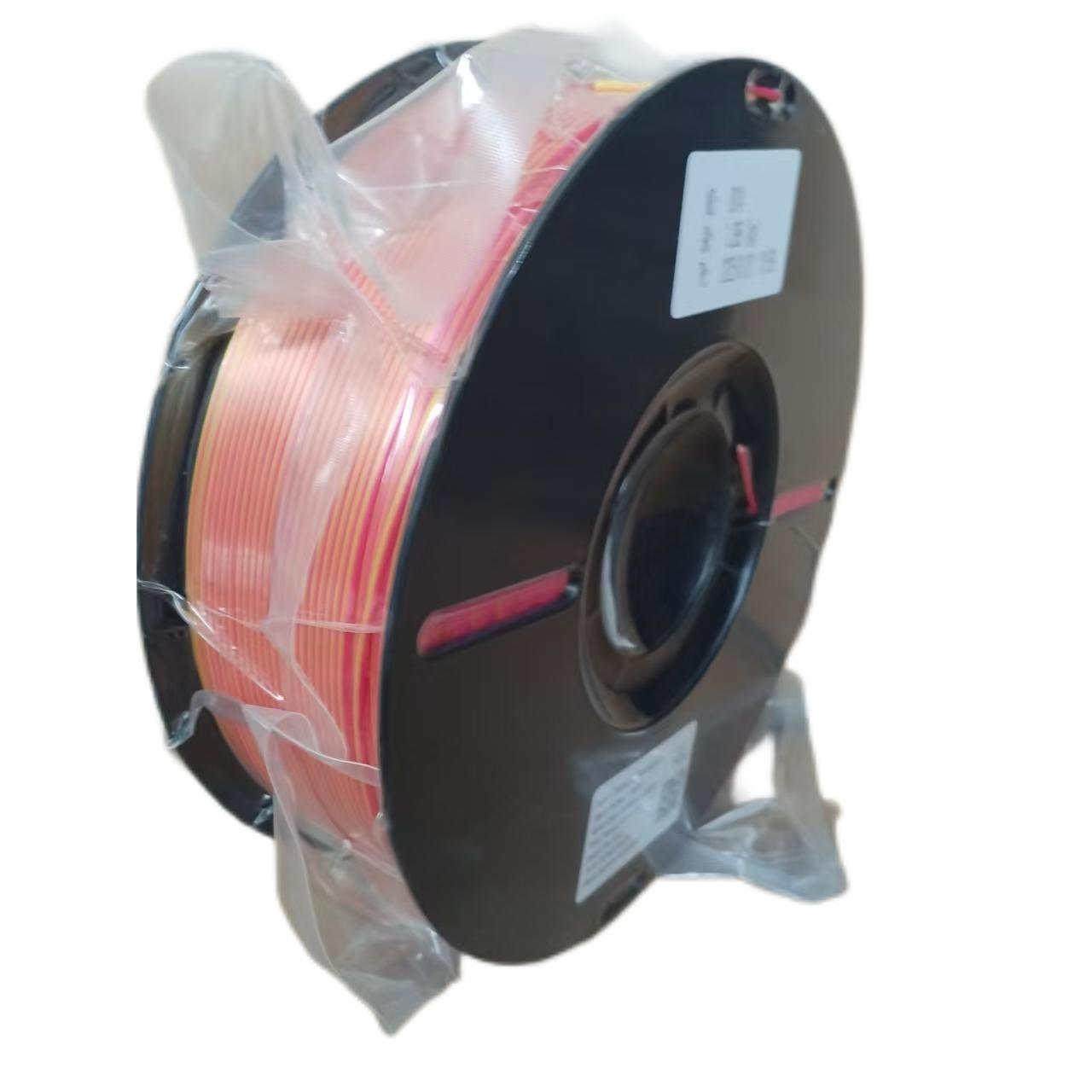 3d打印机耗材 丝绸PLA双色 D系列 1.75mm 线材 1.2kg 可放AMS