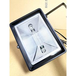 调光发热发光黄光卤钨灯200W投光灯HL6420模拟太阳光实验