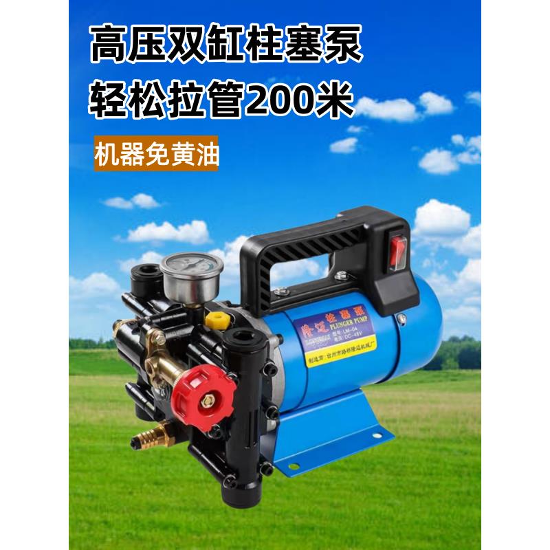 手提式打药机农用高压新款充电喷雾器便携式全自动果园电动柱塞泵