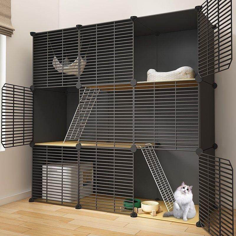 猫笼子家用室内一室一厅一卫猫窝带厕所一体猫别墅猫柜猫舍不占地,宠物/宠物食品及用品,猫笼子/猫别墅,淘宝优惠券,粉丝福利购,淘宝优惠卷