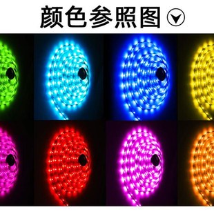 新爆款 10米300灯12V44红外音乐律动声控灯带 LaED灯带5050RGB套装