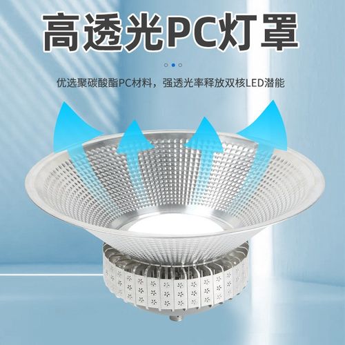 超亮鳍片led工矿灯厂房吊灯工厂车间照明仓库100W1V50W200W