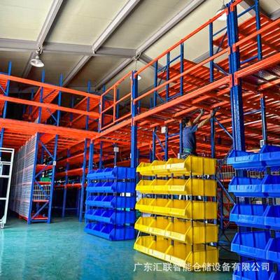 结构楼阁货架仓库定制多台层金属钢平台组合式货架钢阁楼平货架