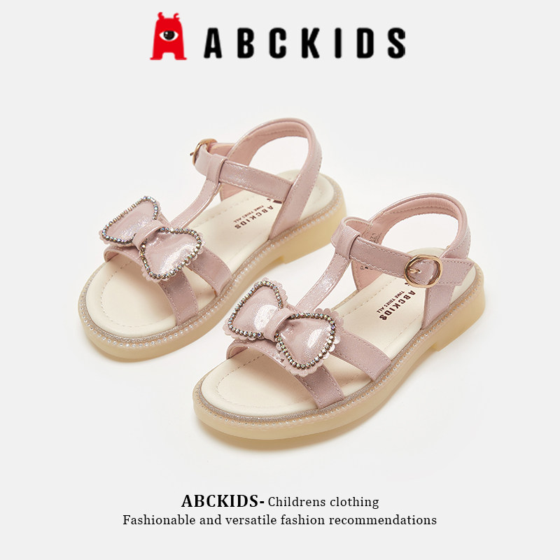 abckids童鞋女童凉鞋夏季软底防滑透气2026新款儿童鞋宝宝公主鞋