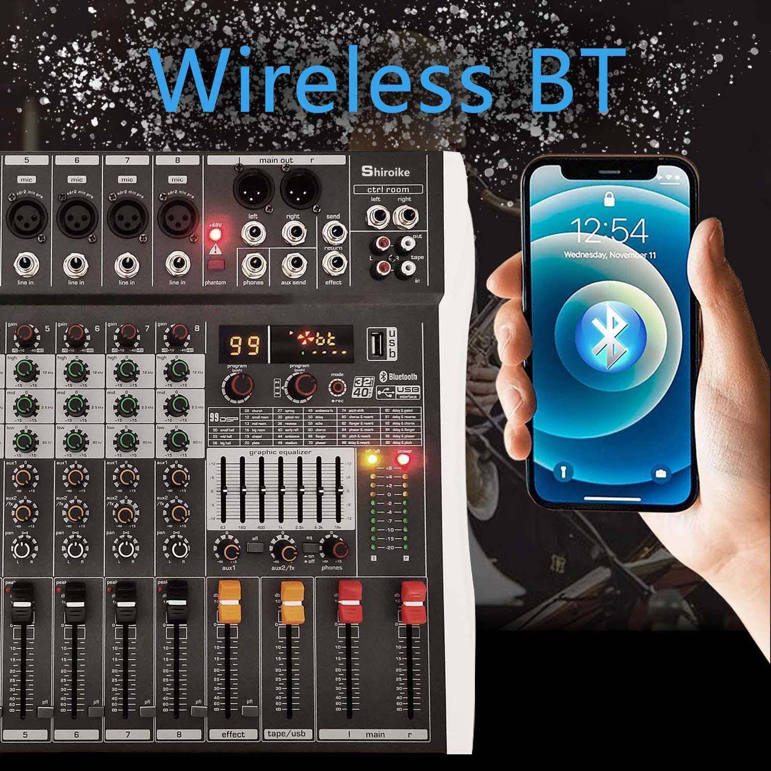 GAX-CY12 工厂专业12通道调音台带99DSP蓝牙均衡器调音台直供