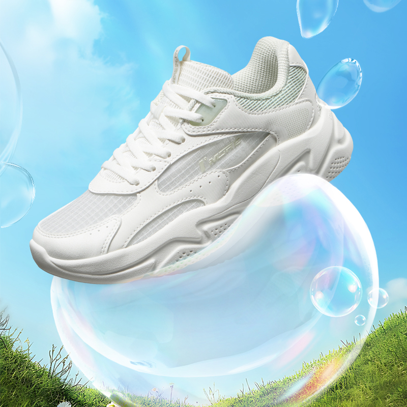 361°女鞋运动鞋2025夏季网面透气休闲鞋轻便百搭鞋子舒适慢跑鞋