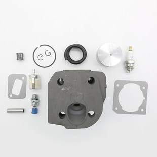 350油锯气缸 纸垫 活F塞 活塞环 油管44mm 缸套 富世华Husqvarna