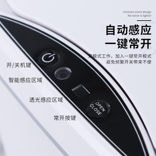 智能感应垃圾桶家用厨房自动开盖卫生间大容量智O能垃圾桶可印LOG