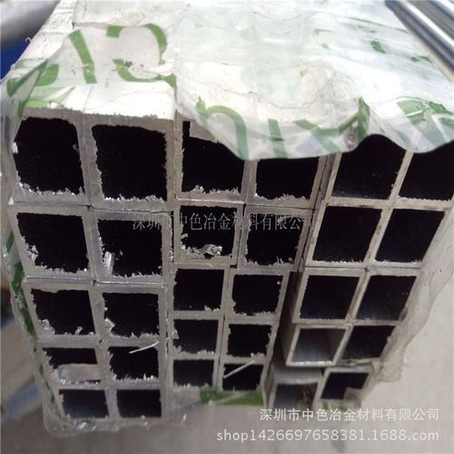 长期供应各种铝方管 环保扁通 AL505z2氧化铝管10*10*1 20*20*1MM