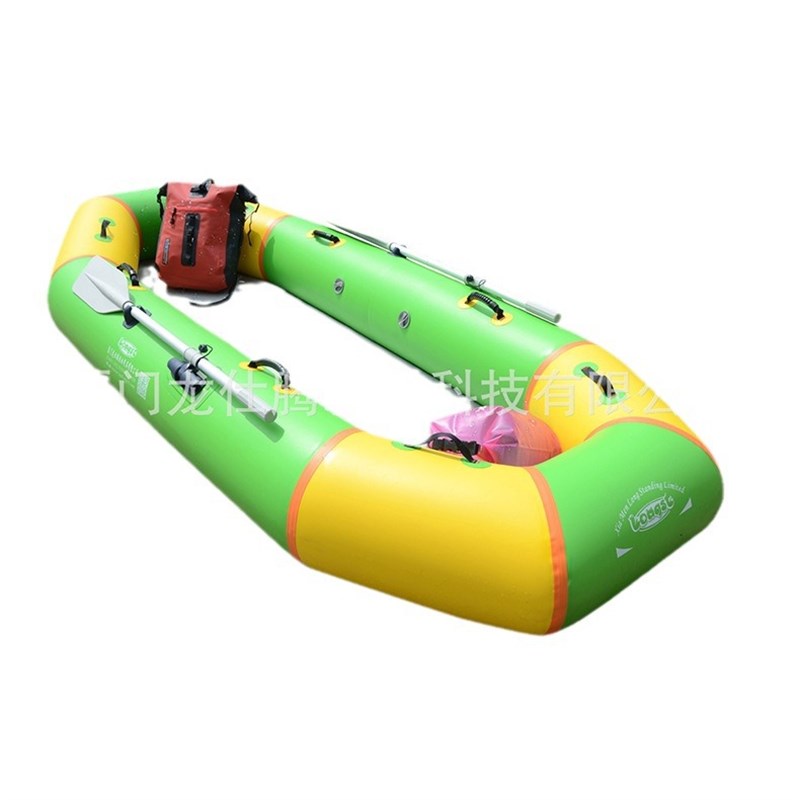 厂家供应皮划艇四人加厚钓鱼船耐磨充气船冲浪Q漂流水上运动皮划