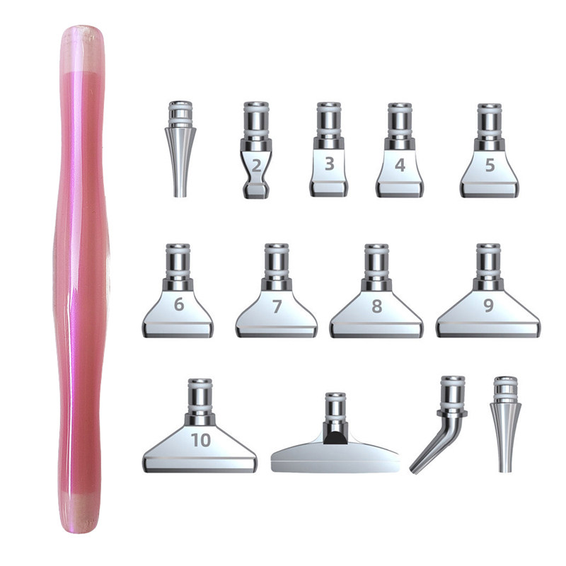 钻石画工具套装金属合金笔头组DIY弯头钻石画笔快速点钻笔高颜值