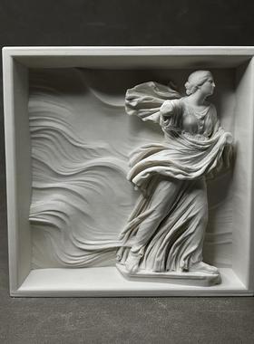 现代艺术石膏雕塑桌面摆件装饰道具古典艺术书架商业陈设道具礼物