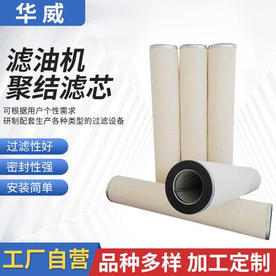 厂家过滤器滤筒过滤大颗粒物粉尘油杂质净化器滤油机聚结滤芯