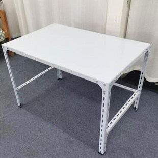 货架角钢货钢板小桌子工具层架工作台打包台家用置物架花架