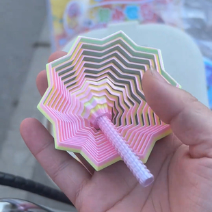 解压玩具螺旋塔烦躁之星解压神器3d打印带手柄萝卜塔幻觉新款个性