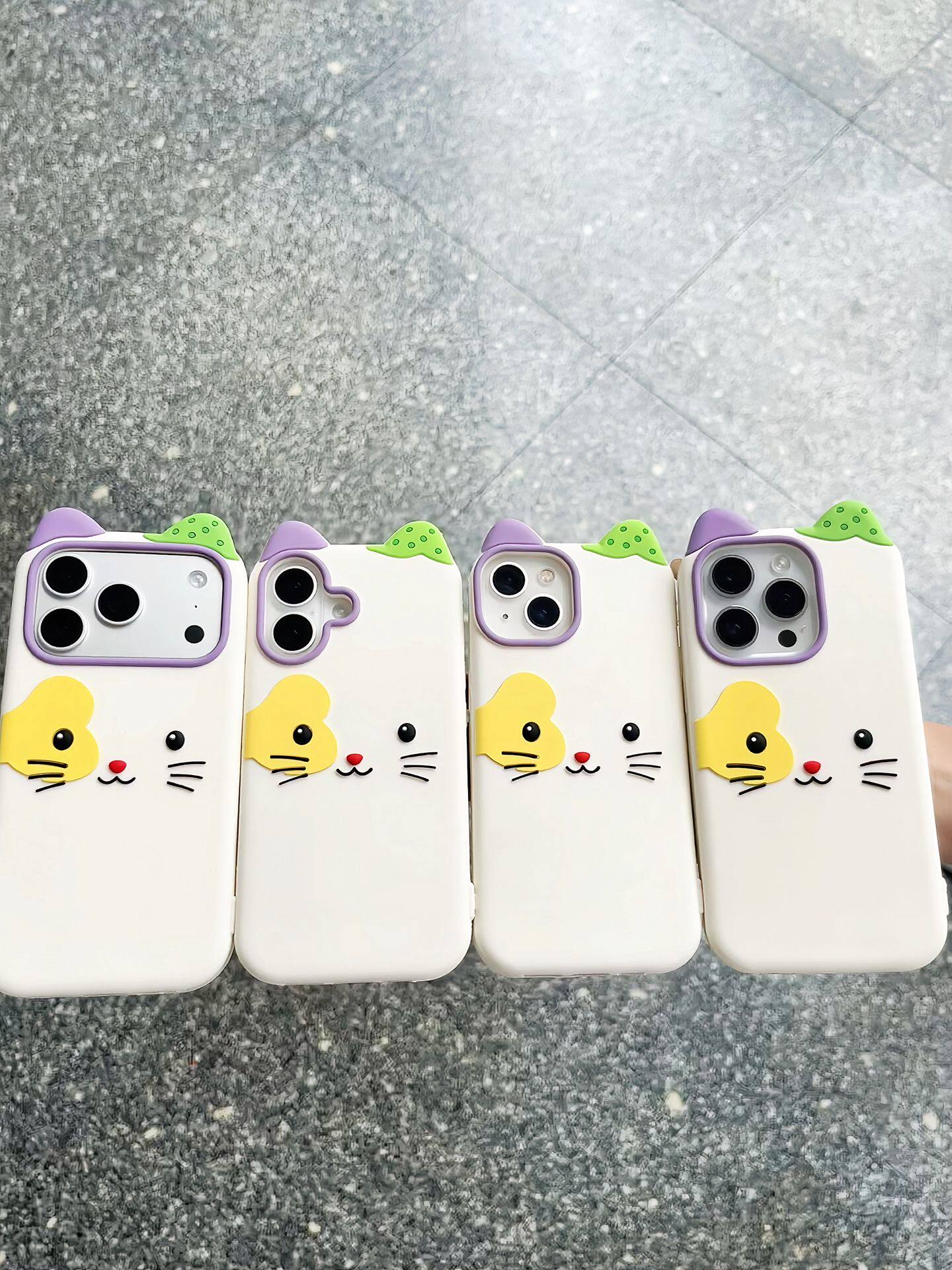 立体变脸猫咪苹果16手机壳iPhone17pro全包14/15plus卡通11/12/13