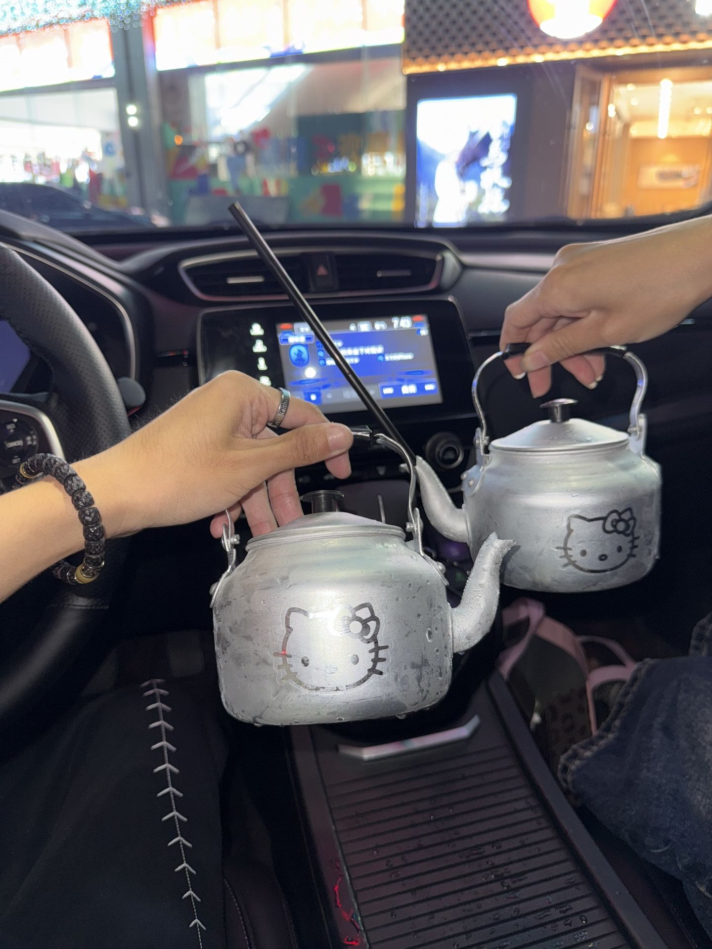 2026奶茶老式铝壶咖啡壶大容量茶壶网红饮品店引流小神器