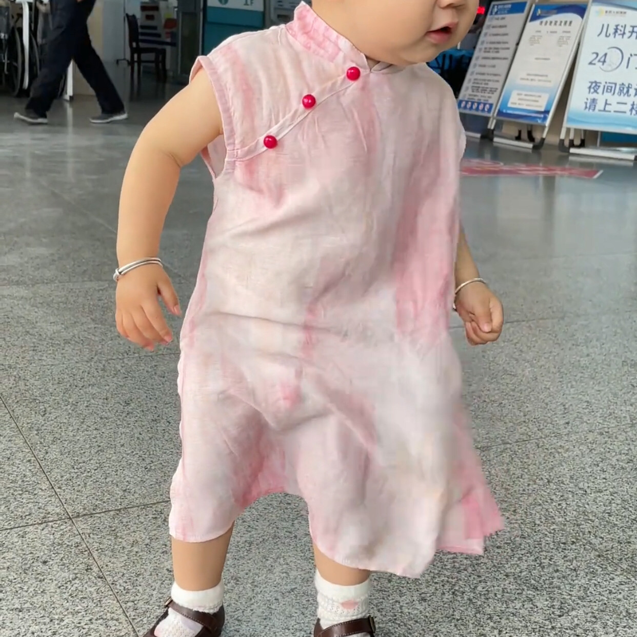 女童连衣裙旗袍裙中式新款国风夏季两件套儿童套装爆款中大童长款