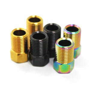 钛合金螺丝变速刹把油管接头刹车油管螺丝油管迫紧螺丝M8X0.75