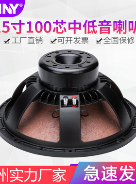 单双15寸低音喇叭全频大功率钕磁100芯600W舞台婚庆演出音箱响8欧