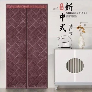 棉门帘子加厚家用防寒保暖挡风磁吸隔断挂帘保温防风隔音卧室 冬季