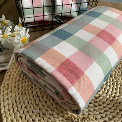 帆布床单老粗布 榻榻米大炕单学生宿舍纯棉加厚褥单1.2米单子格子