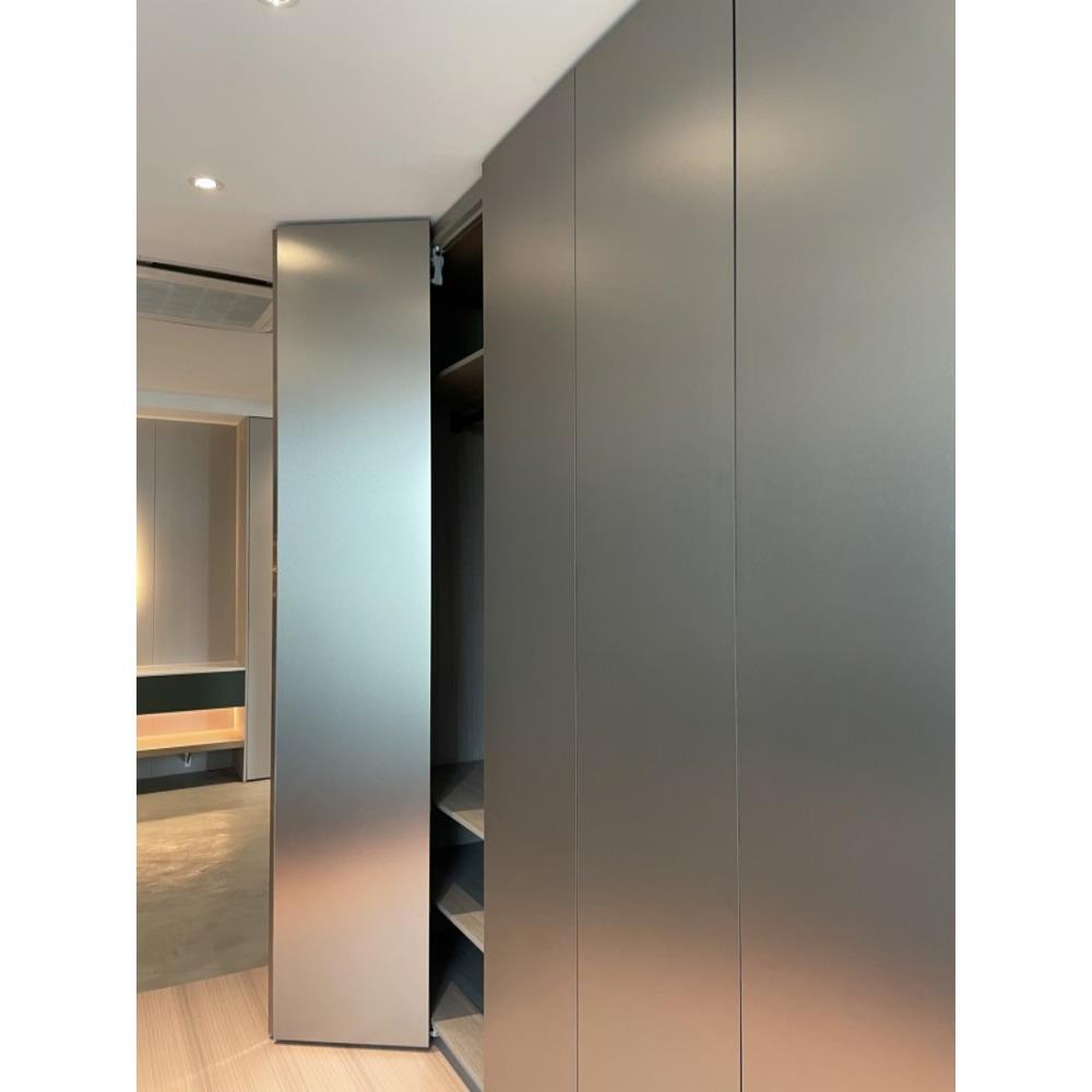 佐拉丽全不锈钢厨房整体304橱柜衣柜北欧轻奢风格白色家用厨柜