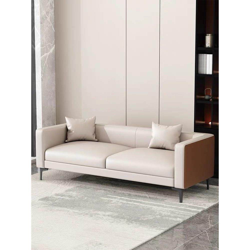 办公沙发，商务接待，休息区，休闲沙发，公司大堂等真皮实木沙发